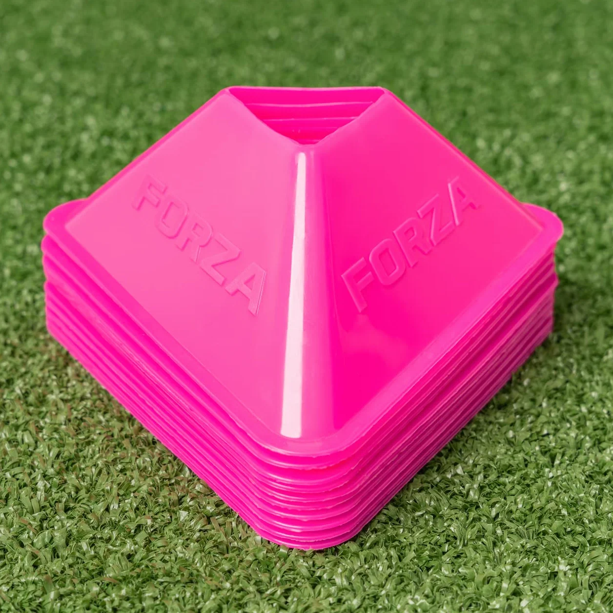 FORZA Mini Coni Triangolari 4,5cm Fluorescente Confezione da 40