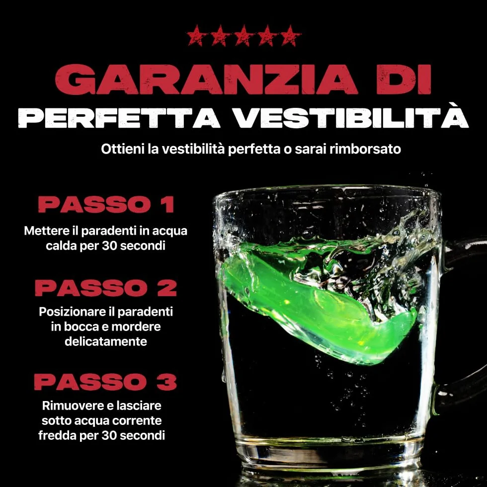 SAFEJAWZ Elements TERRA Paradenti Sportivo Adulti e Bambini Contatto Completo per Sport Rugby MMA Hockey Judo Boxe (Verde)