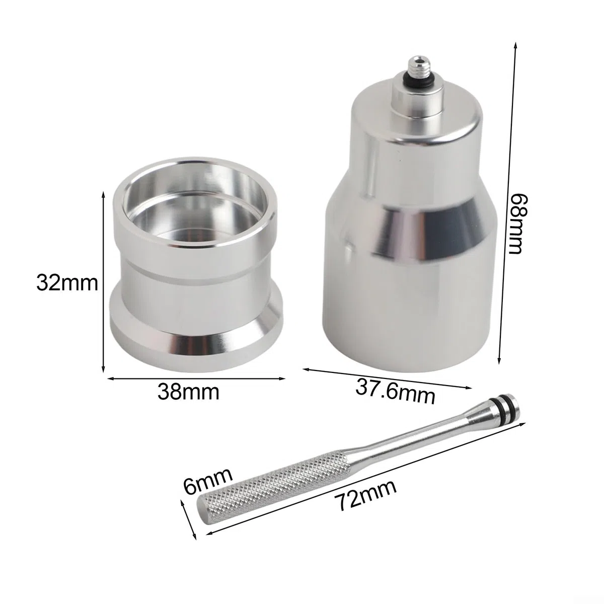 Kit imbuto olio in alluminio con tappo e base per spurgo freni a disco idraulico compatibile con MT200 M315 M445 M505 M666 M985 M7000 e bici da strada (kit mountain bike)