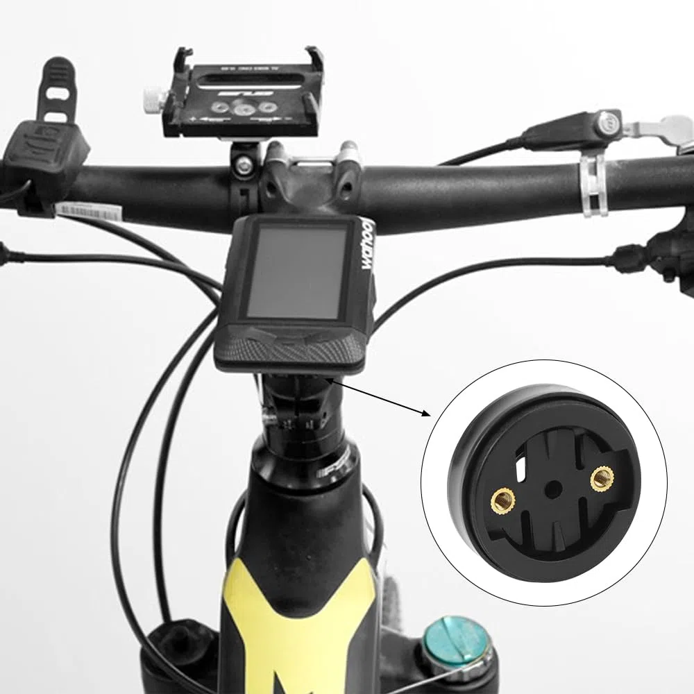 Supporto Bici per Garmin Edge 530 540 520 510 500 20 25 200 130 800 830 840 1000 1030 1040 Plus Supporto Garmin per Attacco Manubrio Adattatore Supporto per Bicicletta MTB per GPS Computer