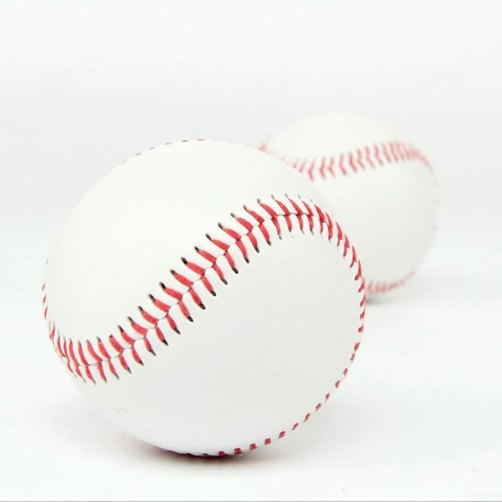 Palline da baseball professionali da allenamento a 9 pollici senza marchio per il lancio e il lancio