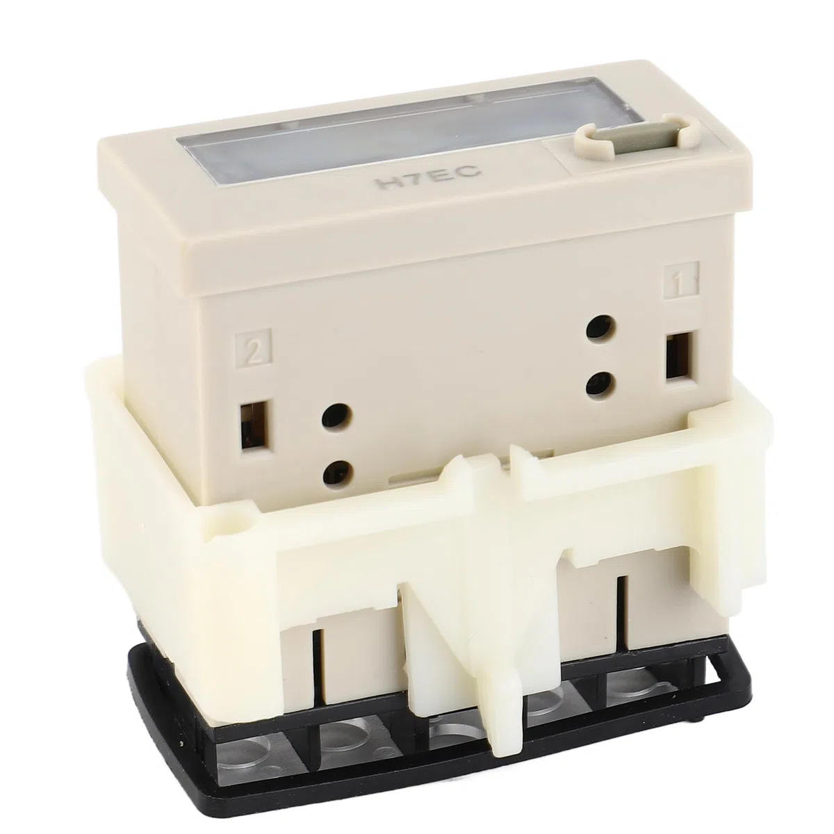 Contatore Elettrico Digitale Ad Alta Precisione con Display LCD a 8 Cifre per Conteggio Accurato e Batteria Al Litio di Lunga Durata-Ideale per l'installazione di Pannelli Standard