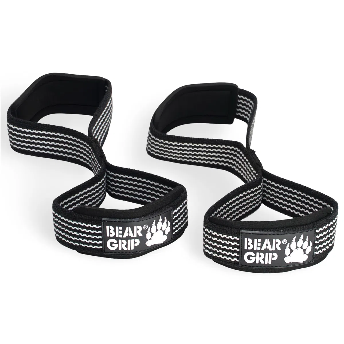 BEAR GRIP - Cinghie di Sollevamento Pesi Premium Figura 8 (vendute in Coppia)