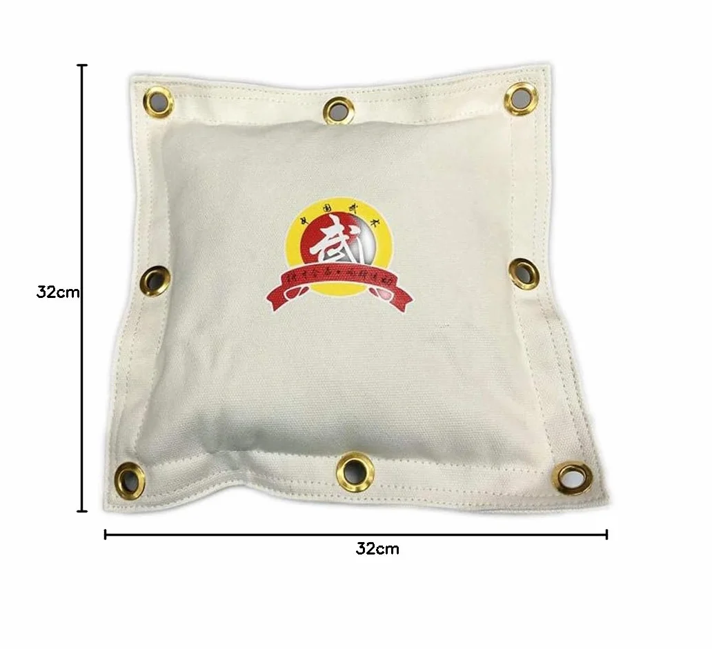 DETECH Mann Wing Chun Kung Fu - Borsa da parete in tela, cuscino da impatto, sacco da sabbia, sacco da boxe, sacco da parete Makiwara, cuscino da parete