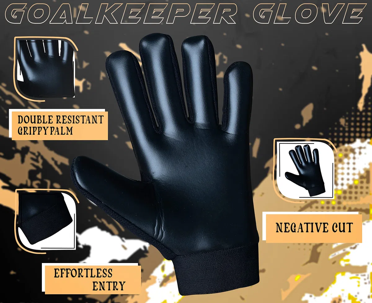 Keeperking Guanti da portiere per bambini, Clawxen, ragazzi e ragazze, guanti da calcio, guanti da calcio, guanti da tormann, misura 3-7