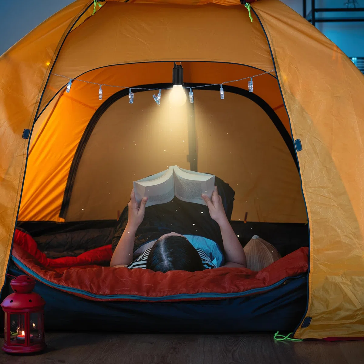 GAOUTO 3 pezzi lampada da campeggio ricaricabile LED portatile luce luminosità regolabile 3 modalità