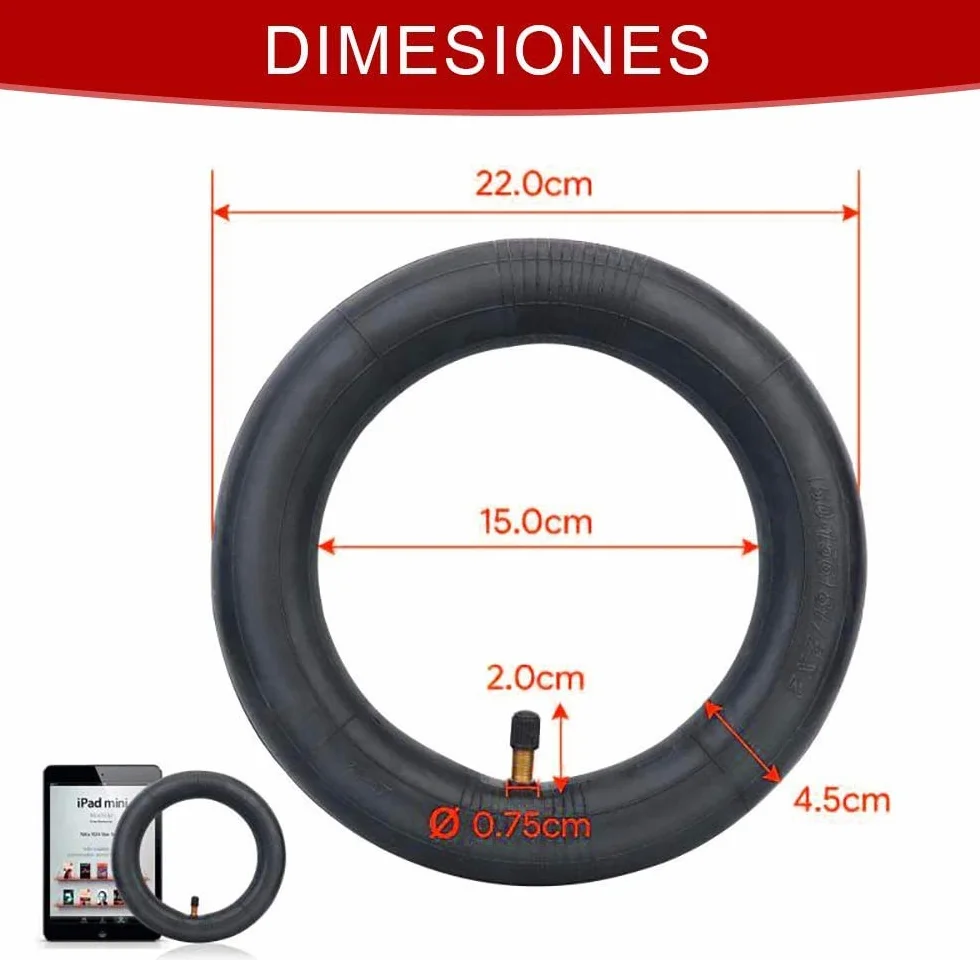 Xiaomi M365 Mi 1S Pro Camera d'Aria Monopattino Elettrico 8,5 Pollici 8 1/2x2 50/75-6,1 Pneumatici di Ricambio
