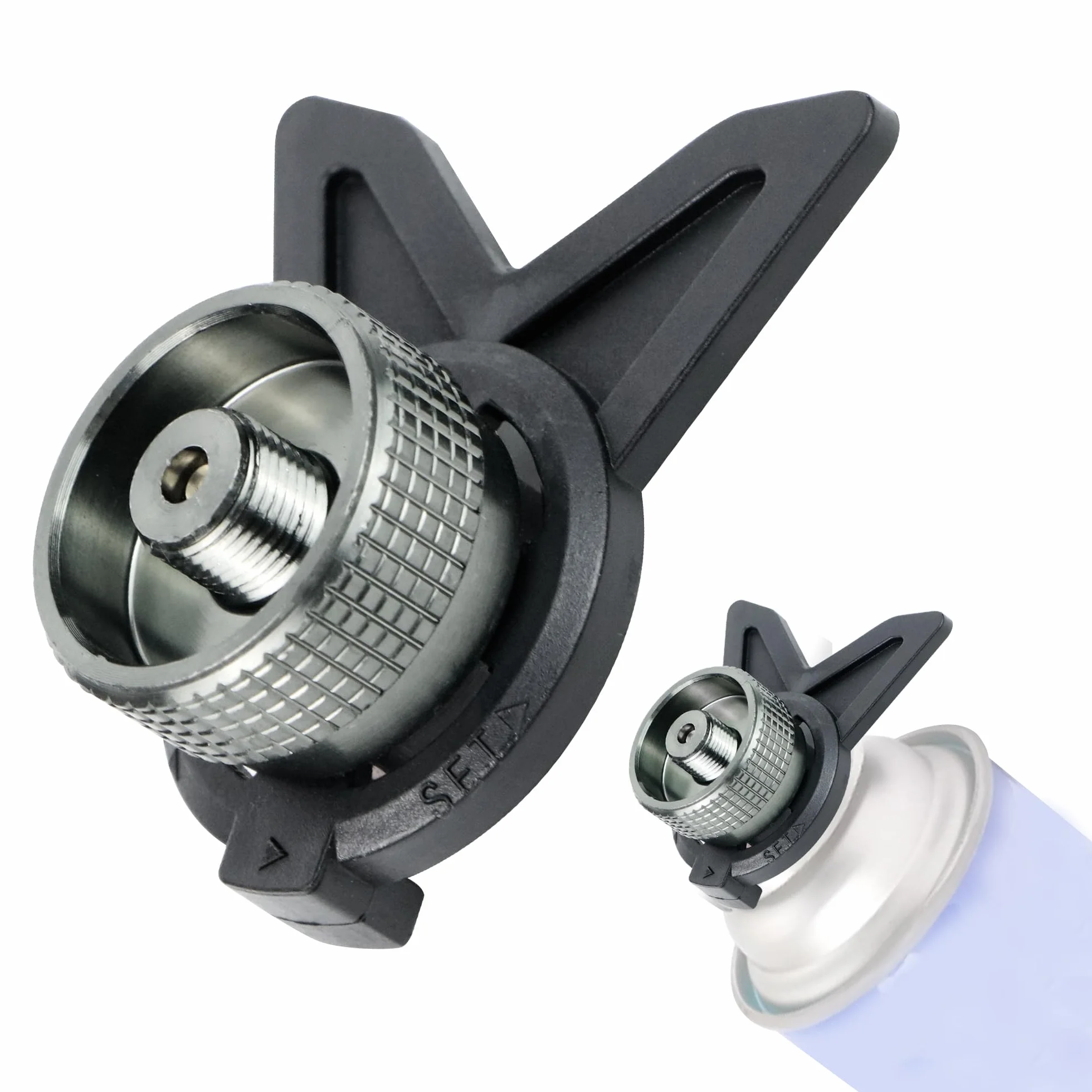 Adattatore Per Bombola Di Gas Con Staffa, Adattatore Per Bombola Di Gas, Adattatore Per Bombola DiGas Per Il Carbone Da Campeggio, AdattatoreDa Campeggio Facile Da Trasportare, 1pc.