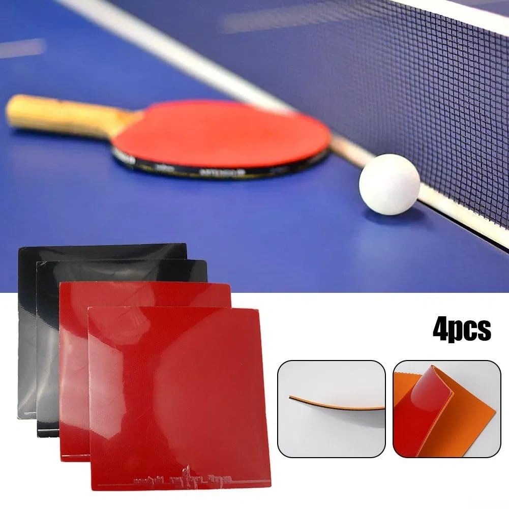Set di gomma da ping pong in spugna rigida per attacco rapido PingPong Bat gomma rossa nera 2,2 mm professionale Reverse Type High Speed Control Rotation
