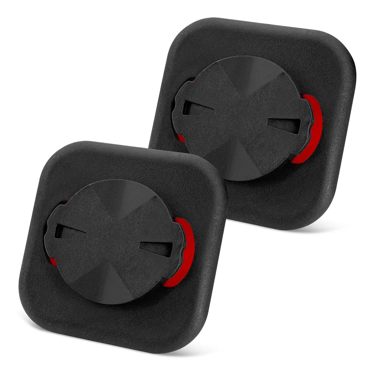 Supporto adattatore per cellulare Garmin – Supporto per bicicletta con adesivo forte, in plastica 40 x 40 mm, adatto per bici da corsa e mountain bike (2 pezzi)