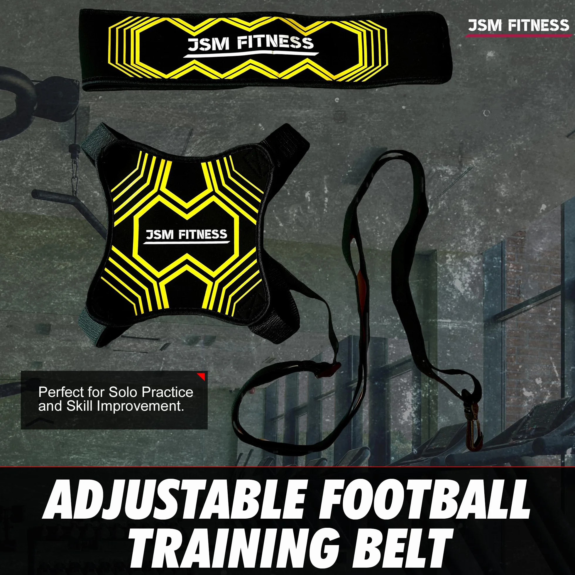 Elastico 360 Gradi Fascia per Trainer Calcio - Kit Allenamento Calcio con Cintura Regolabile
