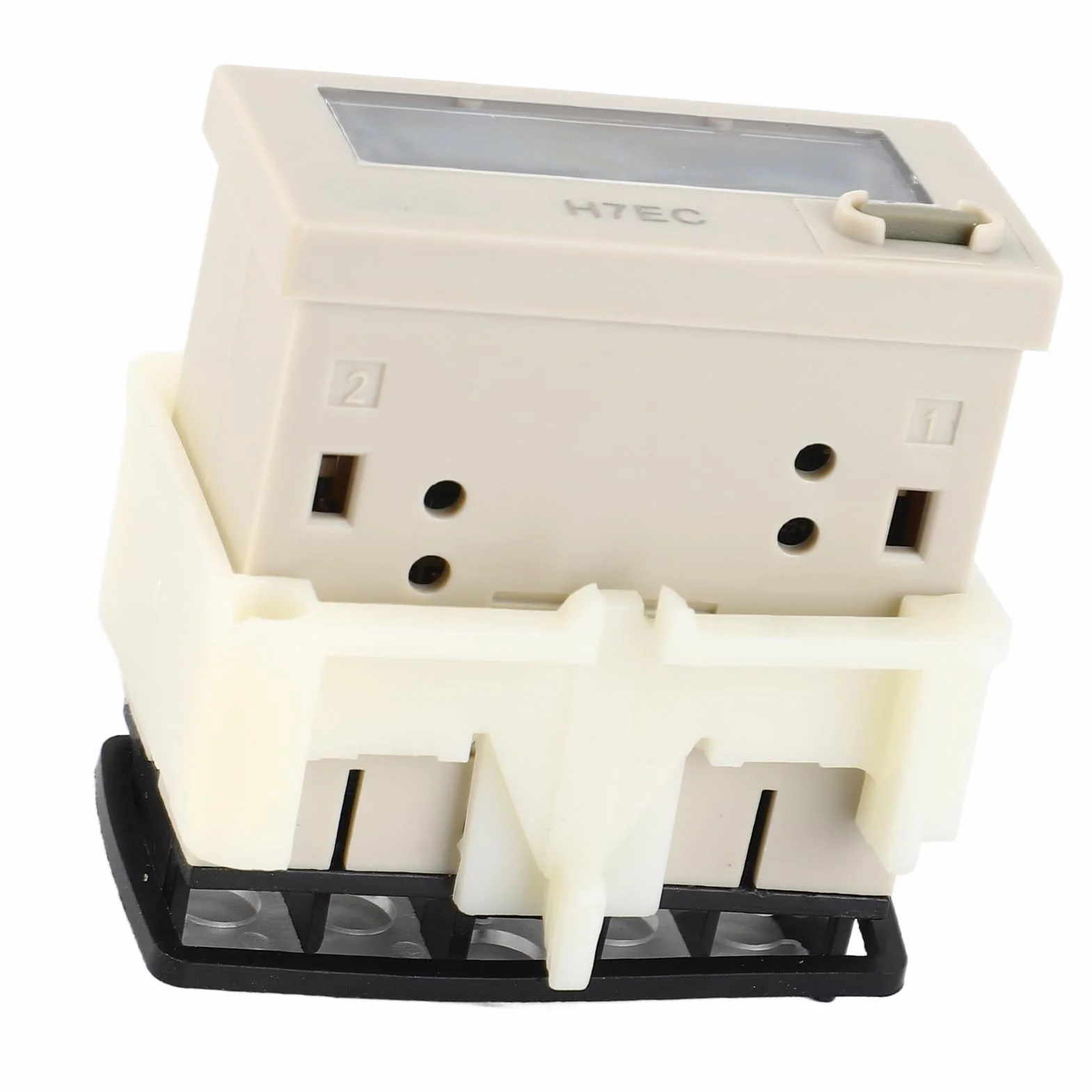 Contatore Elettrico Digitale Ad Alta Precisione con Display LCD a 8 Cifre per Conteggio Accurato e Batteria Al Litio di Lunga Durata-Ideale per l'installazione di Pannelli Standard