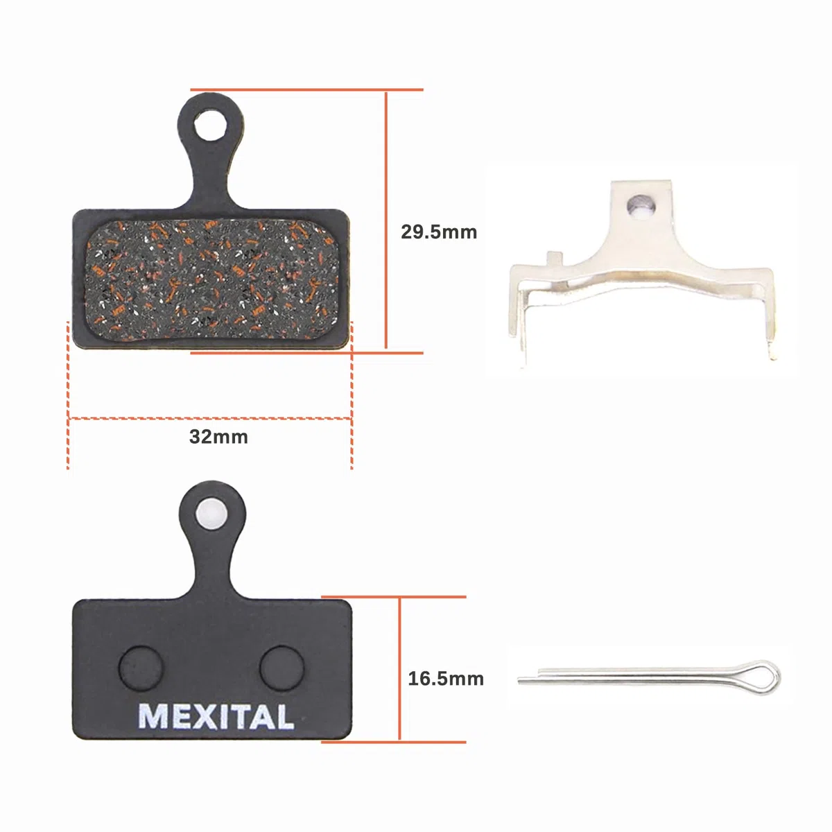 2 paia di freni a disco adatte per Deore M610 M615 M6000 SLX M666 M675 M7000 XT M785 M8000 Saint BR-M820 XTR M960 M985 M987 M988 M9000 M902. 0 Alfine BT-S700 RS785 RS685