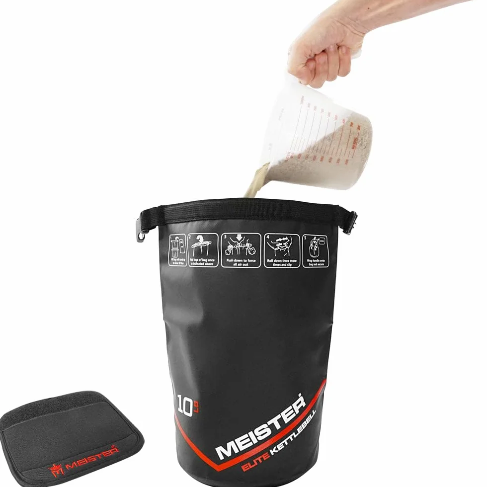Meister Elite Tragbare Sand-Kugelhantel – Weicher Sandsack-Gewicht – 10/15/9 kg