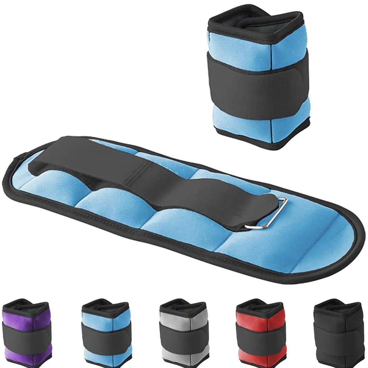 Cavigliere Appesantite Regolabili con Chiusura a Strappo G5 HT SPORT per Fitness Yoga Riabilitazione