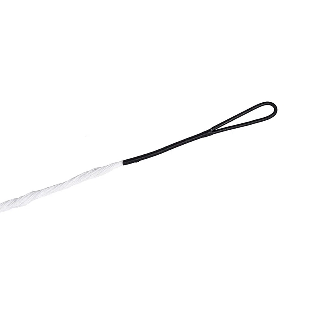 CRS-004C, Corda per Balestra, 66,5 cm, Peso di trazione: 79,4 kg, Fibra di Poliestere, Bianco e Nero