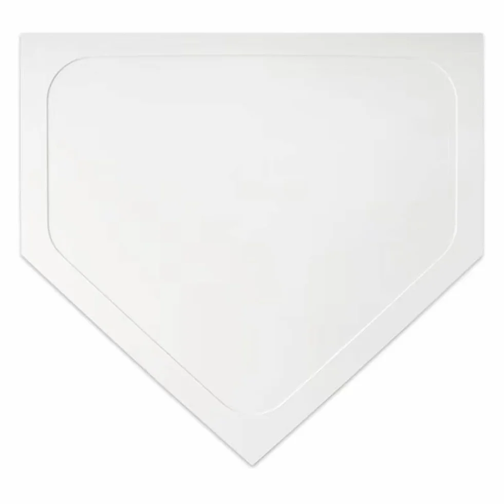 Set di base per baseball e softball, piatto, lancio e allenamento di base, attrezzatura per esercitazioni all'aperto, colore bianco