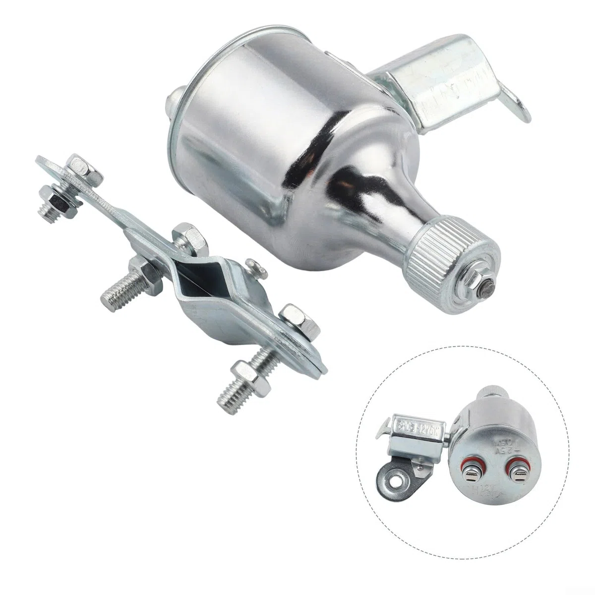Generatore dinamo per bicicletta, 12 V, 6 W, con doppia uscita per faro e fanale posteriore, in alluminio, per mountain bike e biciclette elettriche