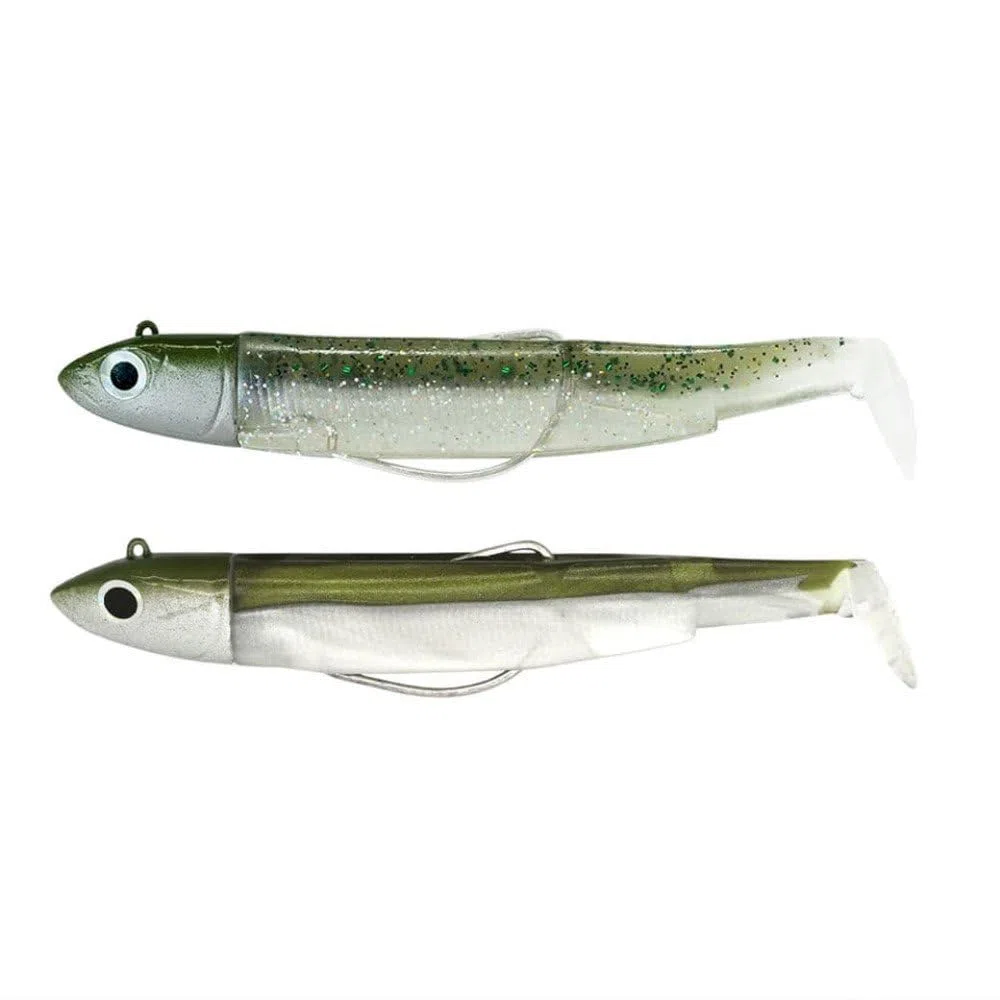 FIIISH Double Combo off Shore Black Minnow No.2-9cm - 10g - Kaki - Ghost Minnow - BM3012