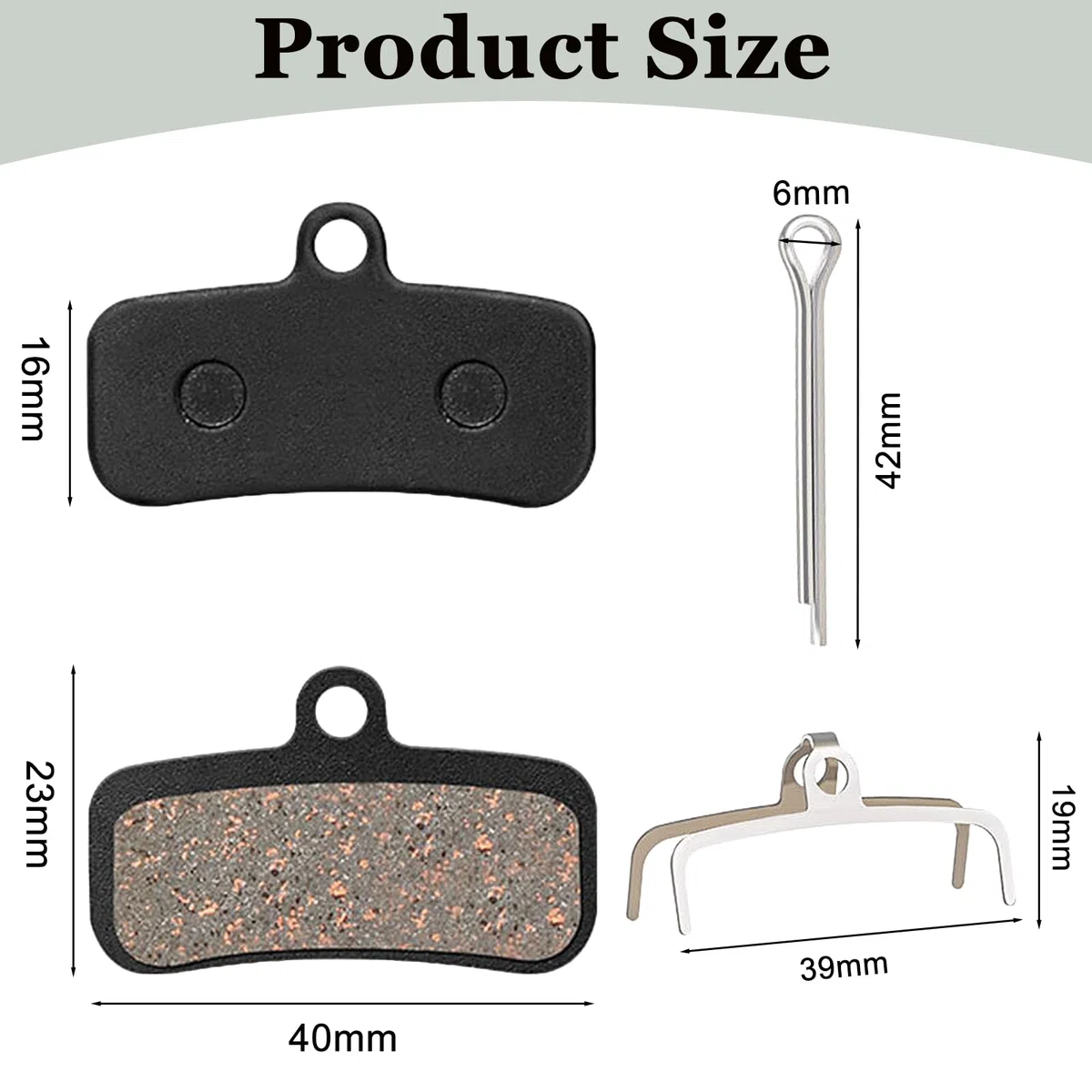 6 coppie Pastiglie Freno a Disco per Bicicletta Pastiglie Freni Bici e MTB ad Alte Prestazioni per D03S D02S Saint BR-M810 Deore XT BR-M8020 ZEE BR-M640 Tektro HD M725 750 TRP G-Spec Quadiem ecc