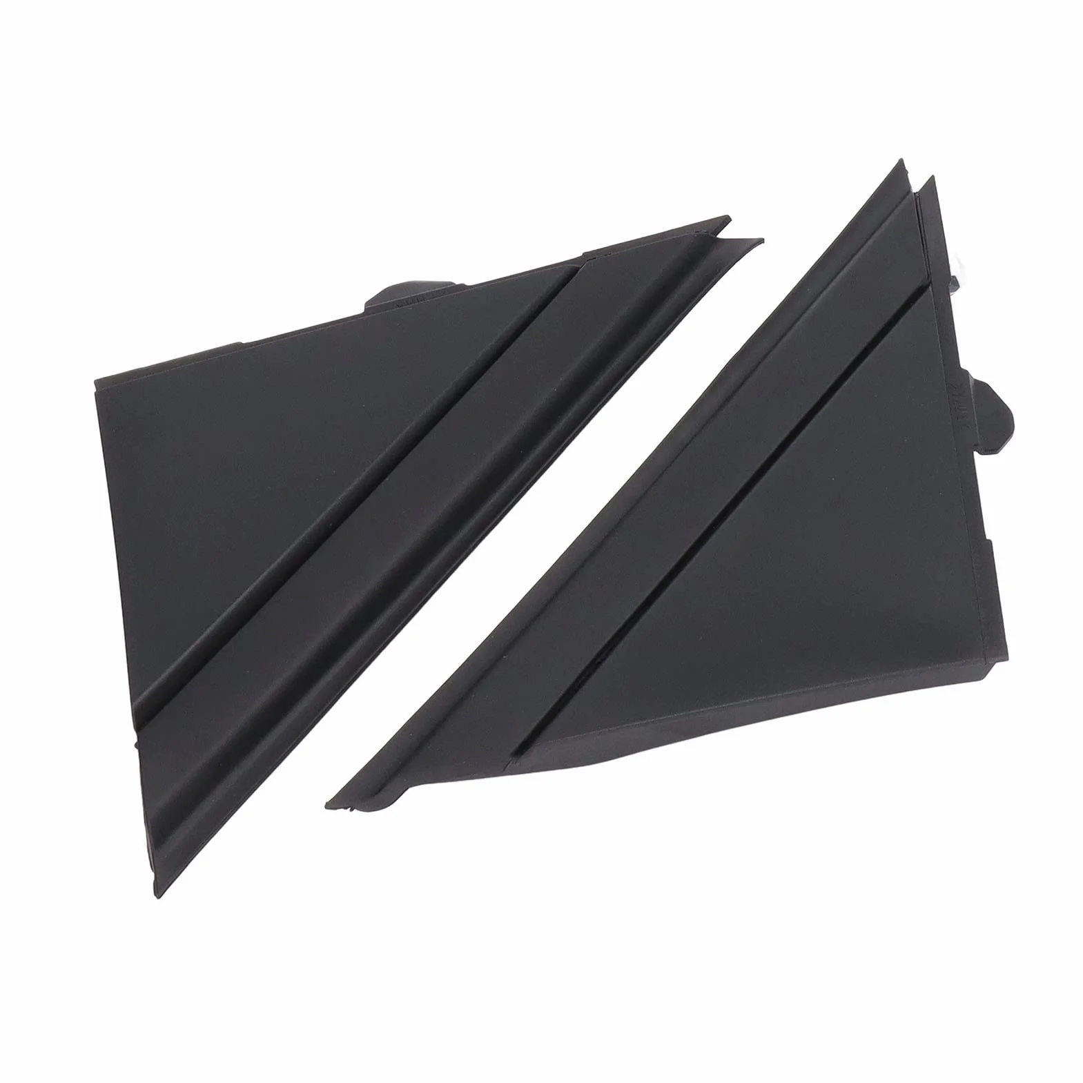 Coppia Copertura Bandiera Specchietto Retrovisore Sinistro Destro Decorazione Nera per 500 2012 2017,Coperture di protezione per luci