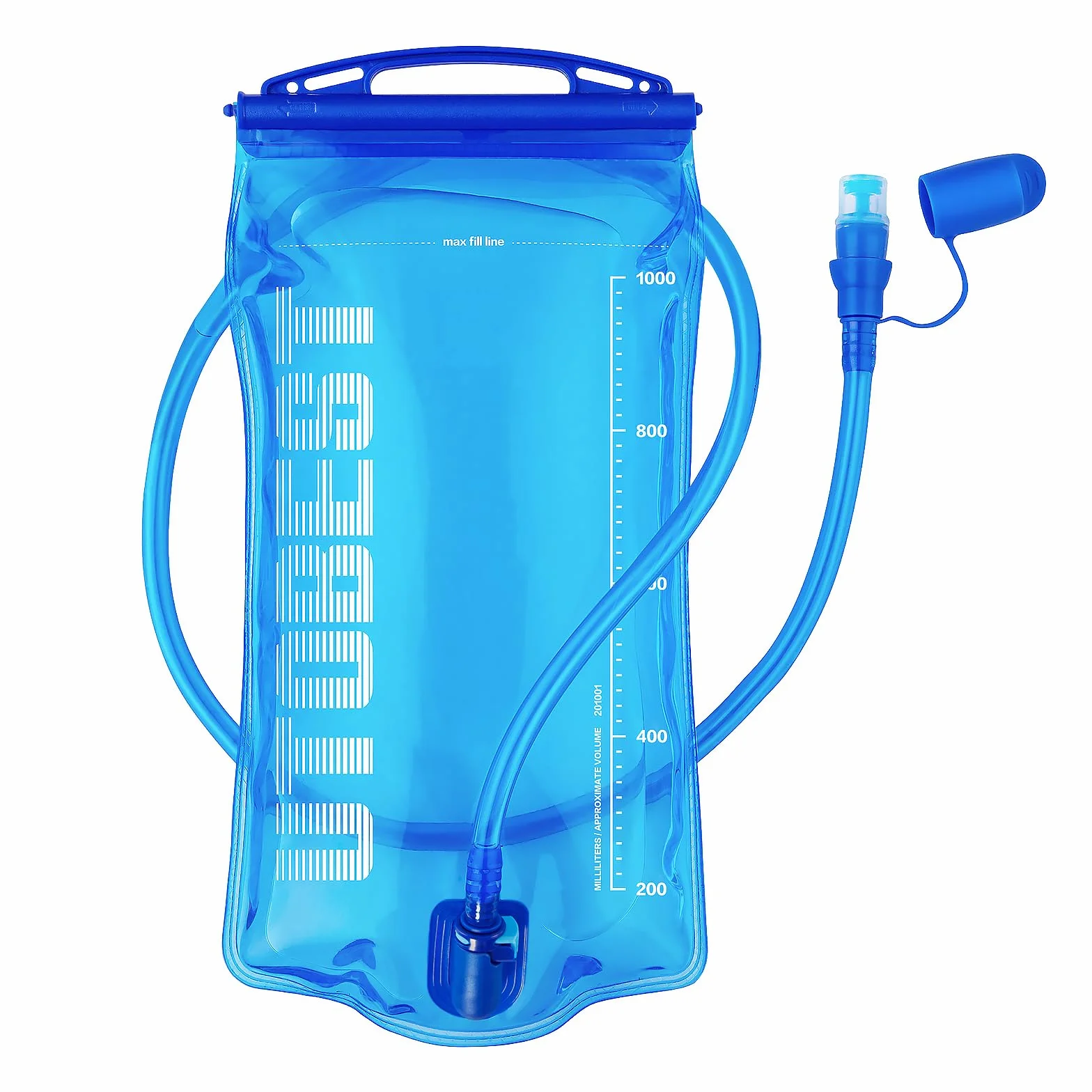 UTOBEST Sacca Acqua Idratazione 1L 1.5L 2L 3L Senza BPA Serbatoio a Prova di Perdite per Corsa Ciclismo Campeggio