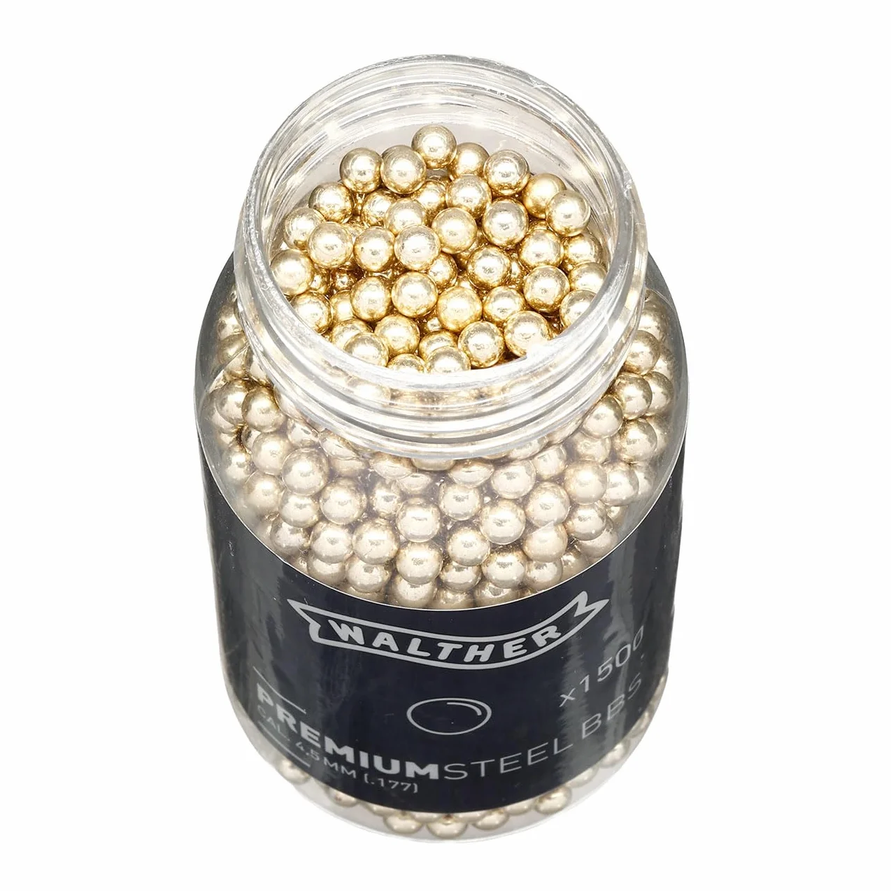 Walther Pallino Sferico Acciaio 4.5mm Gold 1500szt