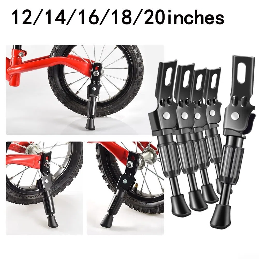 EasyByMall Cavalletto per bici stabile e bambini, adatto per biciclette da 14 e 20 pollici (14 pollici)