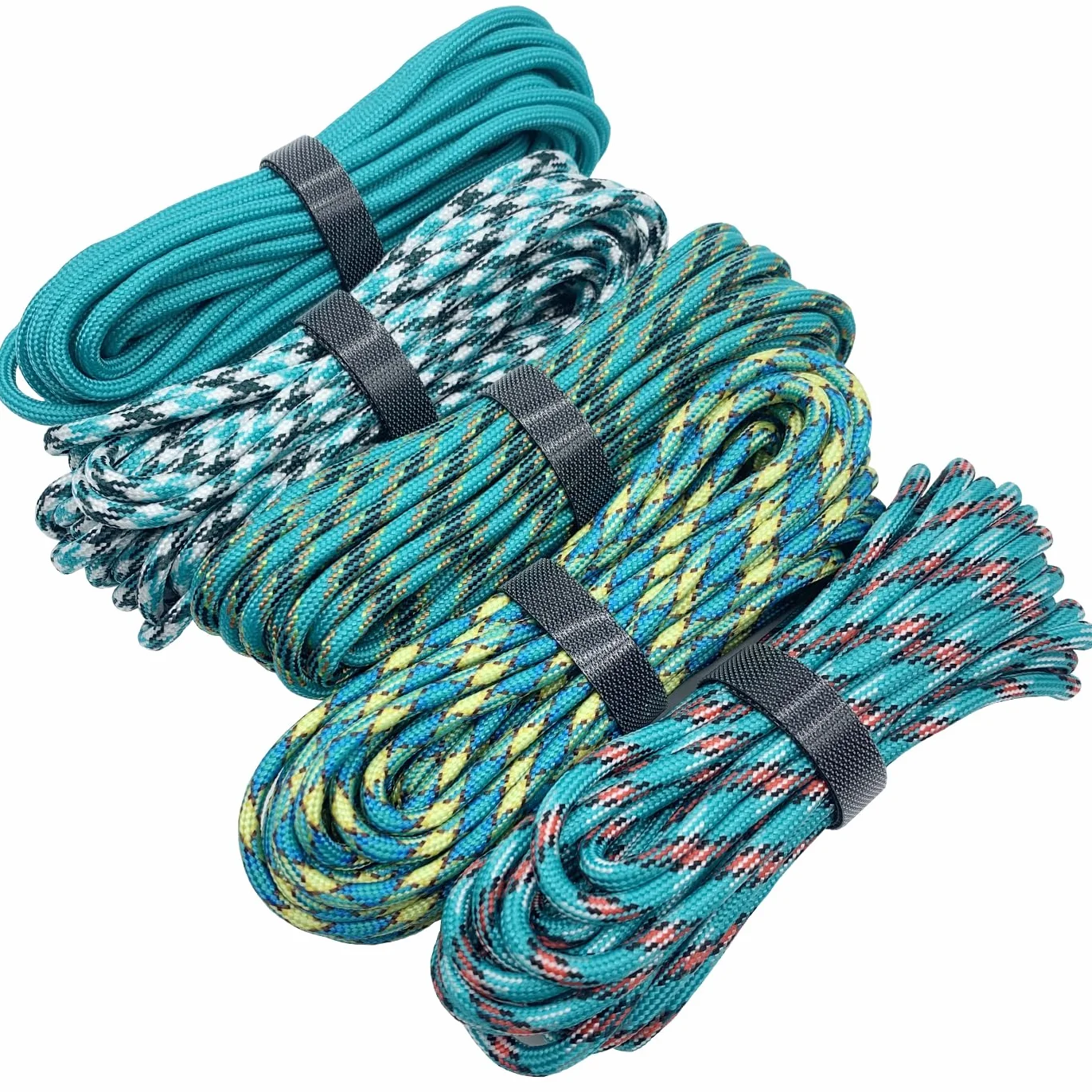 Paracord 4mm 7 Fili Nylon Corda 6 Metri 5 Pezzi Colore A