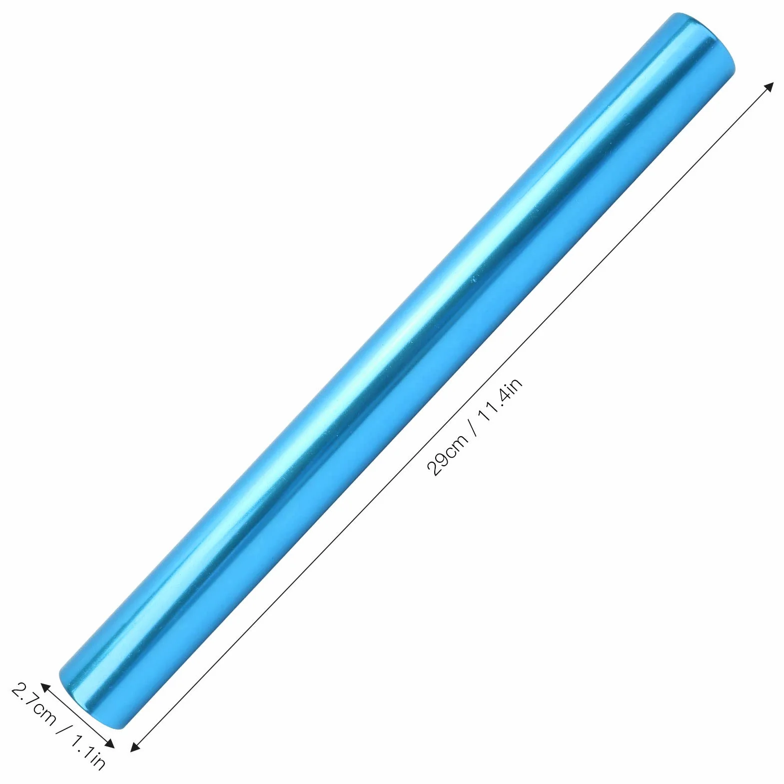 3pcs Lega di Alluminio Galvanotecnica Relè Batons Track and Field Sprint Match Batons per Giochi Relè