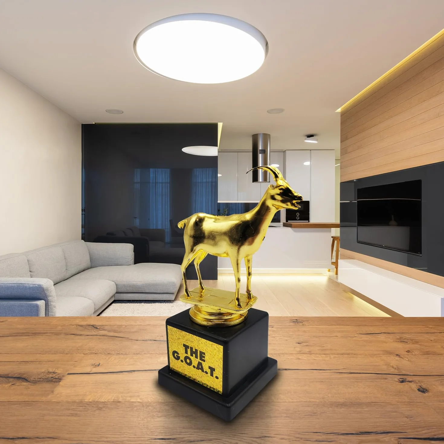 Mad Monkey Trofeo G.O.A.T per Il Tuo Migliore Amico - Decorazione Divertente