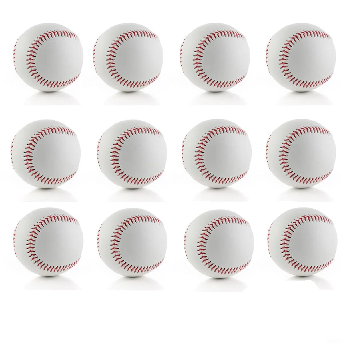 Palline da baseball professionali da allenamento a 9 pollici senza marchio per il lancio e il lancio