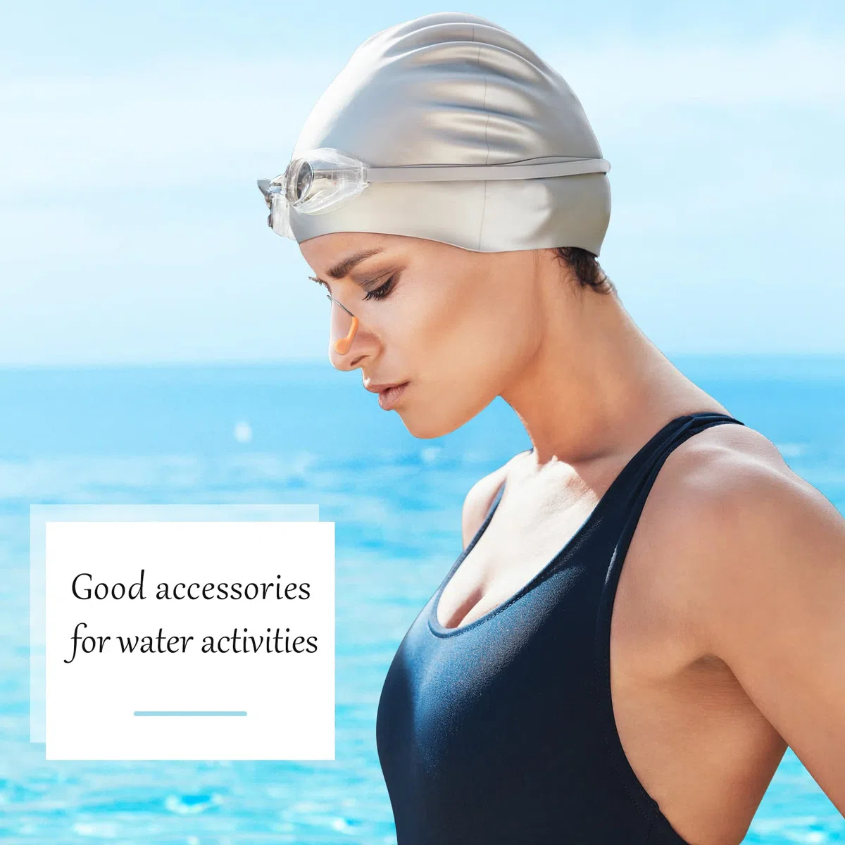 Weewooday 2 Pezzi Clip per Naso da Nuoto per Adulti Unisex Tappi per Naso da Allenamento Protettore della Competizione di Nuoto con Custodie per Sport Acquatici Piscina