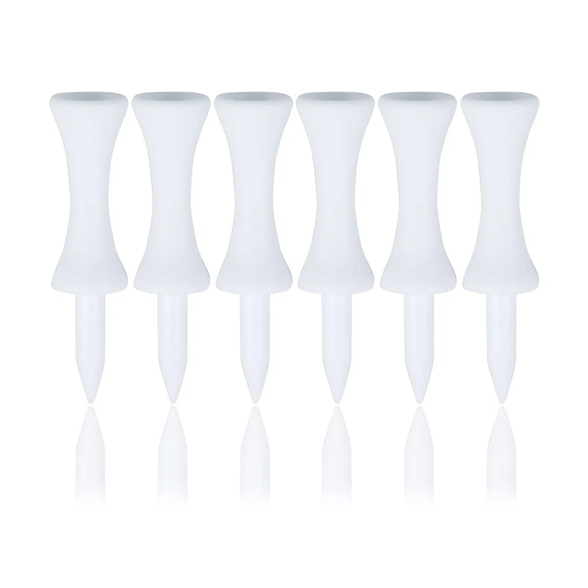Tee Golf Plastica 100 Pezzi Bianco 51mm