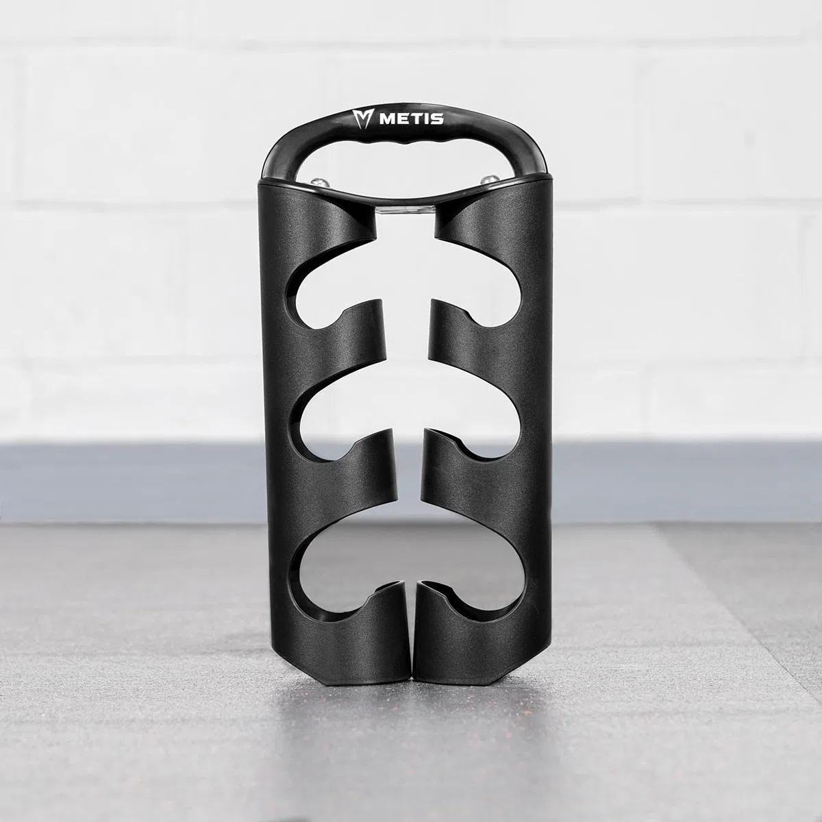 METIS Portamanubri Portatile - Porta Pesi Con Peso Massimo Di 15kg | Sostiene Fino A 3 Paia Di Manubri In Neoprene | Attrezzatura Per Palestra A Casa | Include Solo Il Portapesi