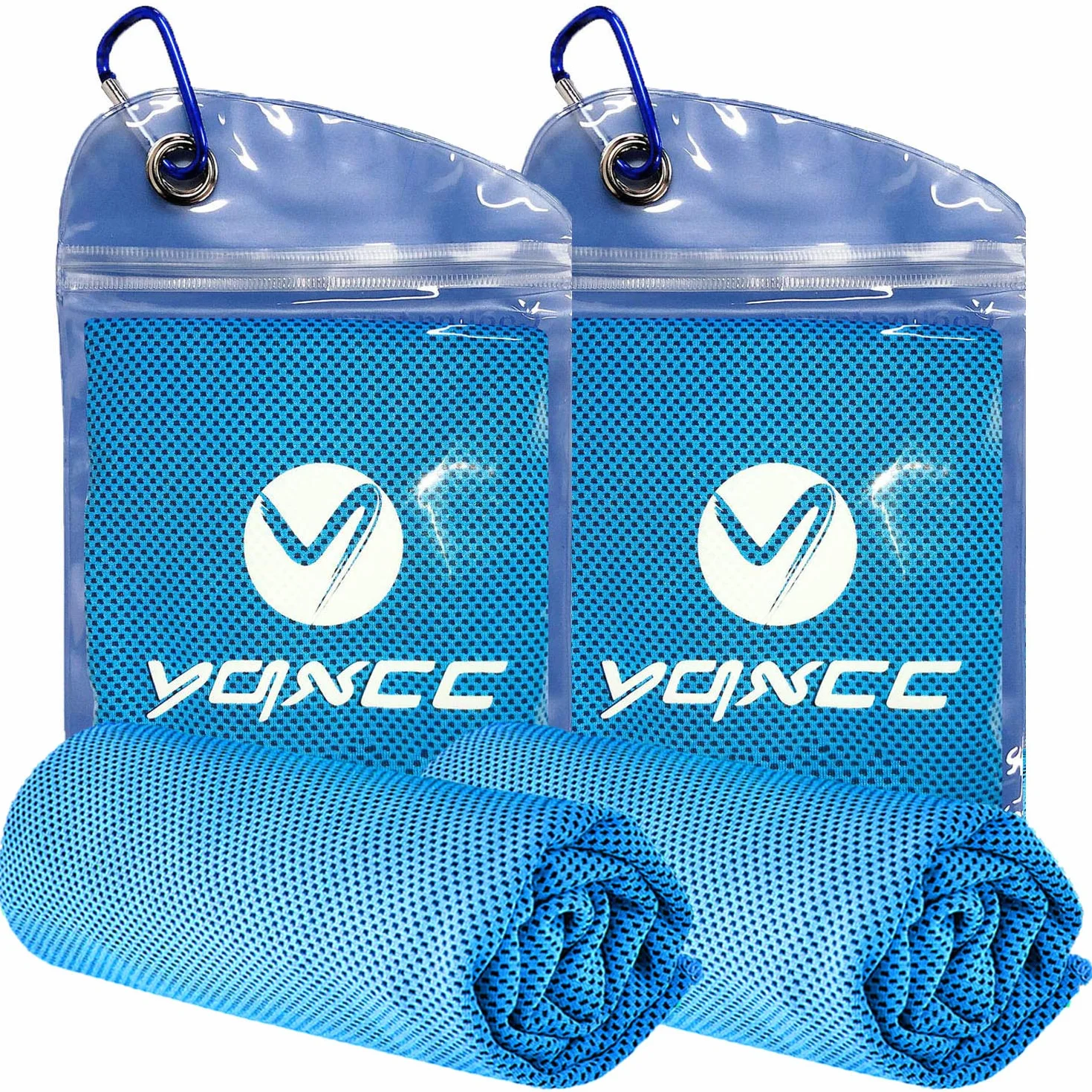 Asciugamano Raffreddamento 120x30 cm Microfibra Ghiaccio per Yoga Golf Palestra
