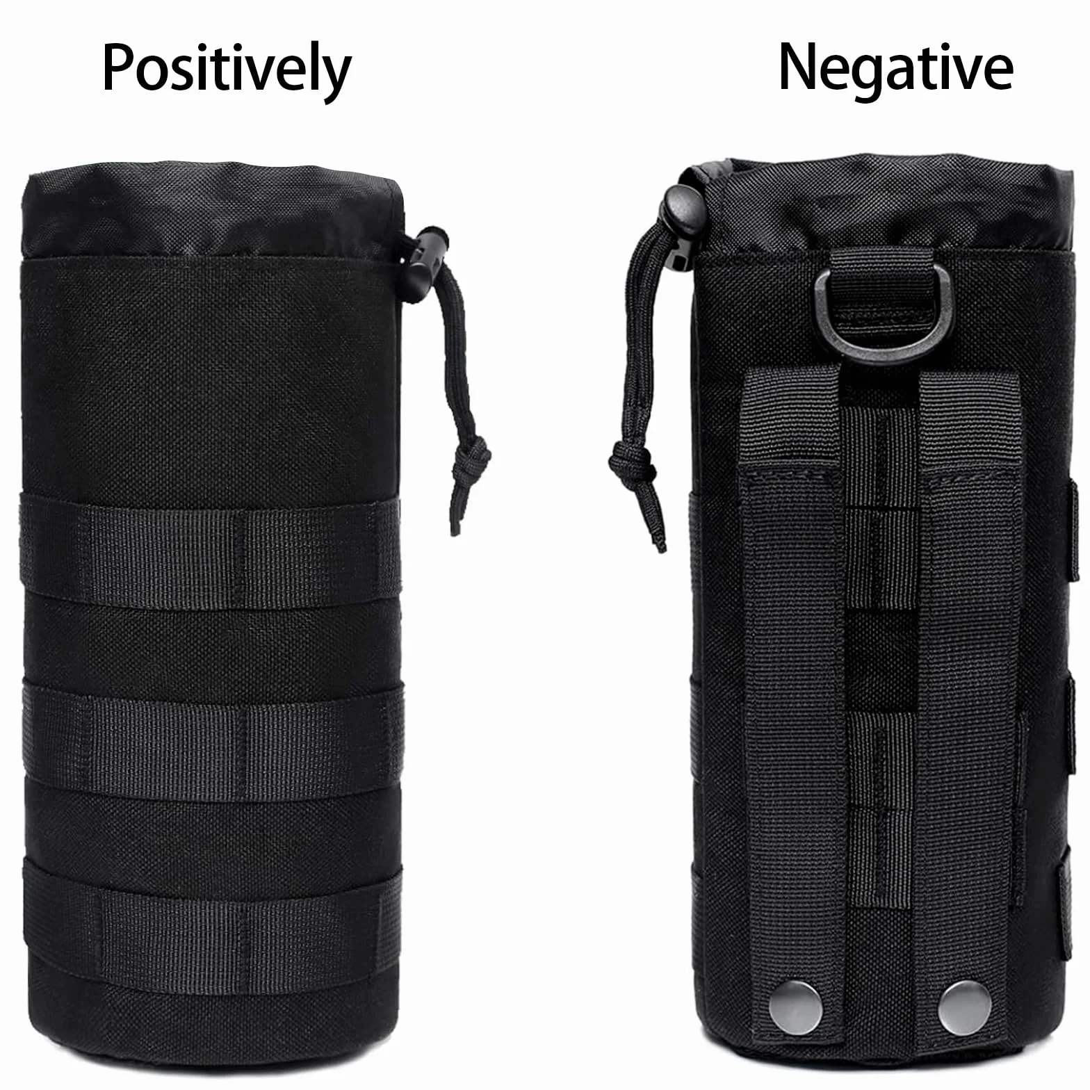 Borsa per Borraccia Molle Militare Portabottiglie Tattiche per Escursionismo Corsa Campeggio