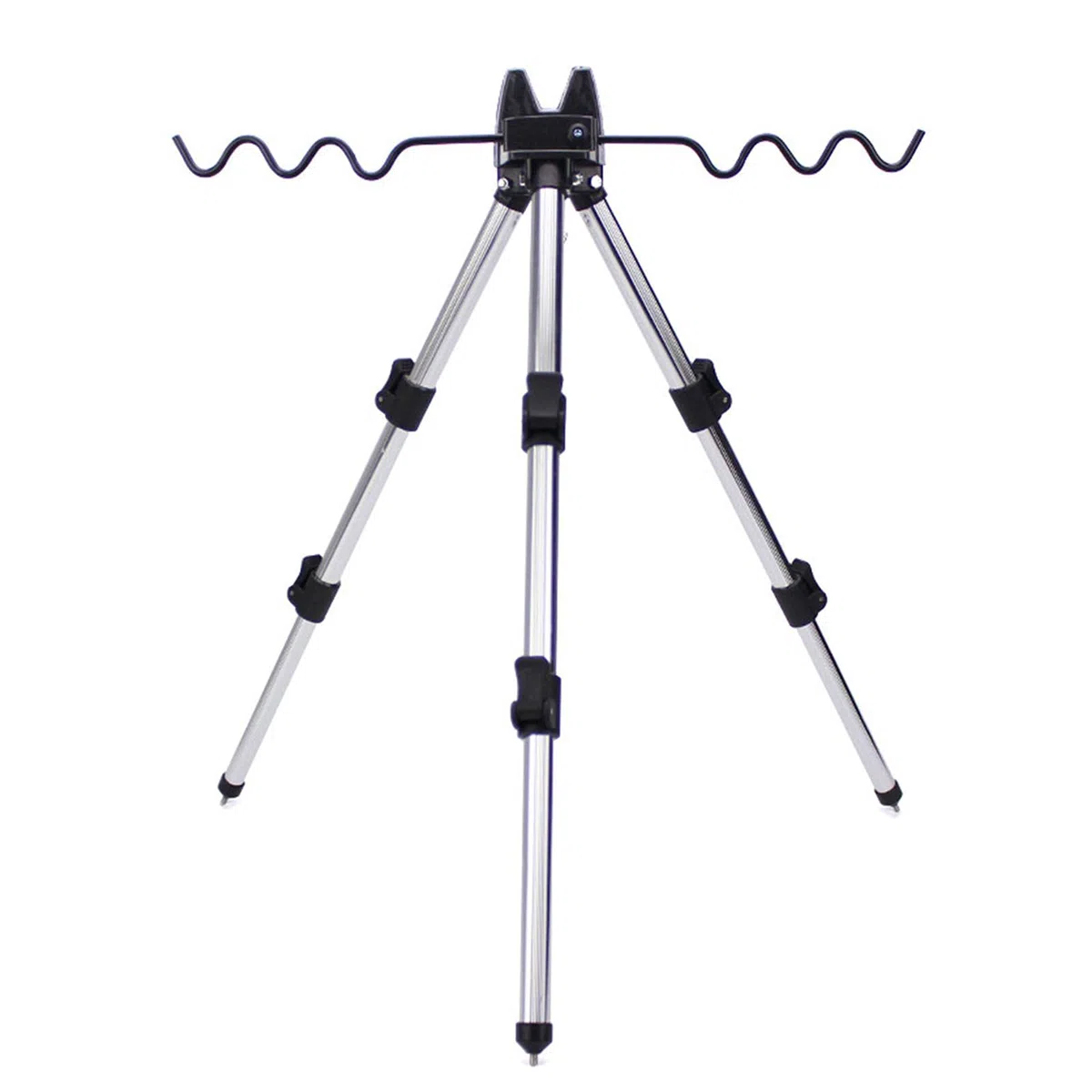 Canne Da Pesca Treppiede Basamento In Lega di Alluminio Regolabile Telescopico Staffa Pieghevole Treppiede Supporto Per Sea Beach Shore Pier Tackle Telescopico