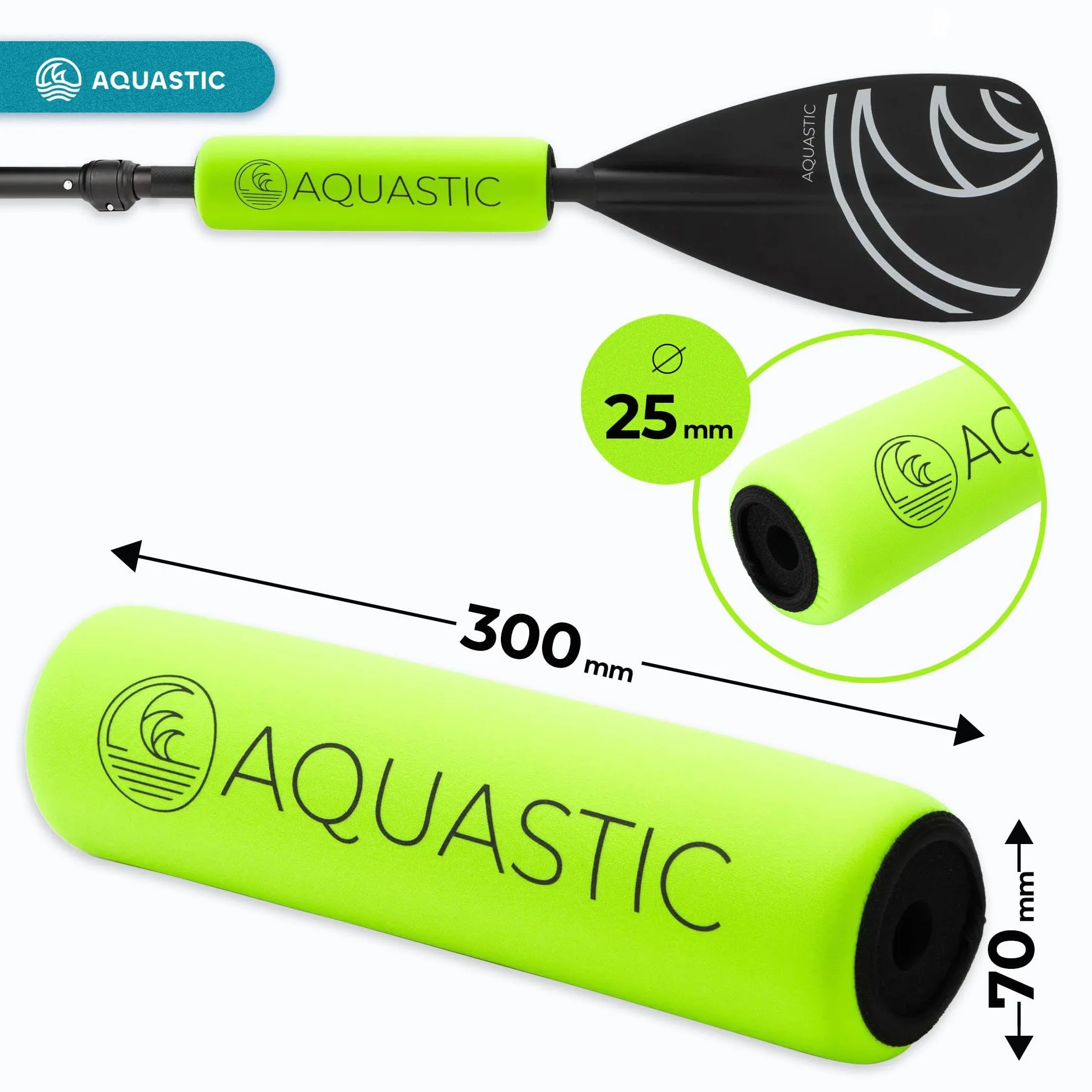 La boa da paddle SUP AQUASTIC è un accessorio funzionale e affidabile che aumenta la sicurezza durante il nuoto. Grazie ai materiali durevoli, alla resistenza al (giallo)