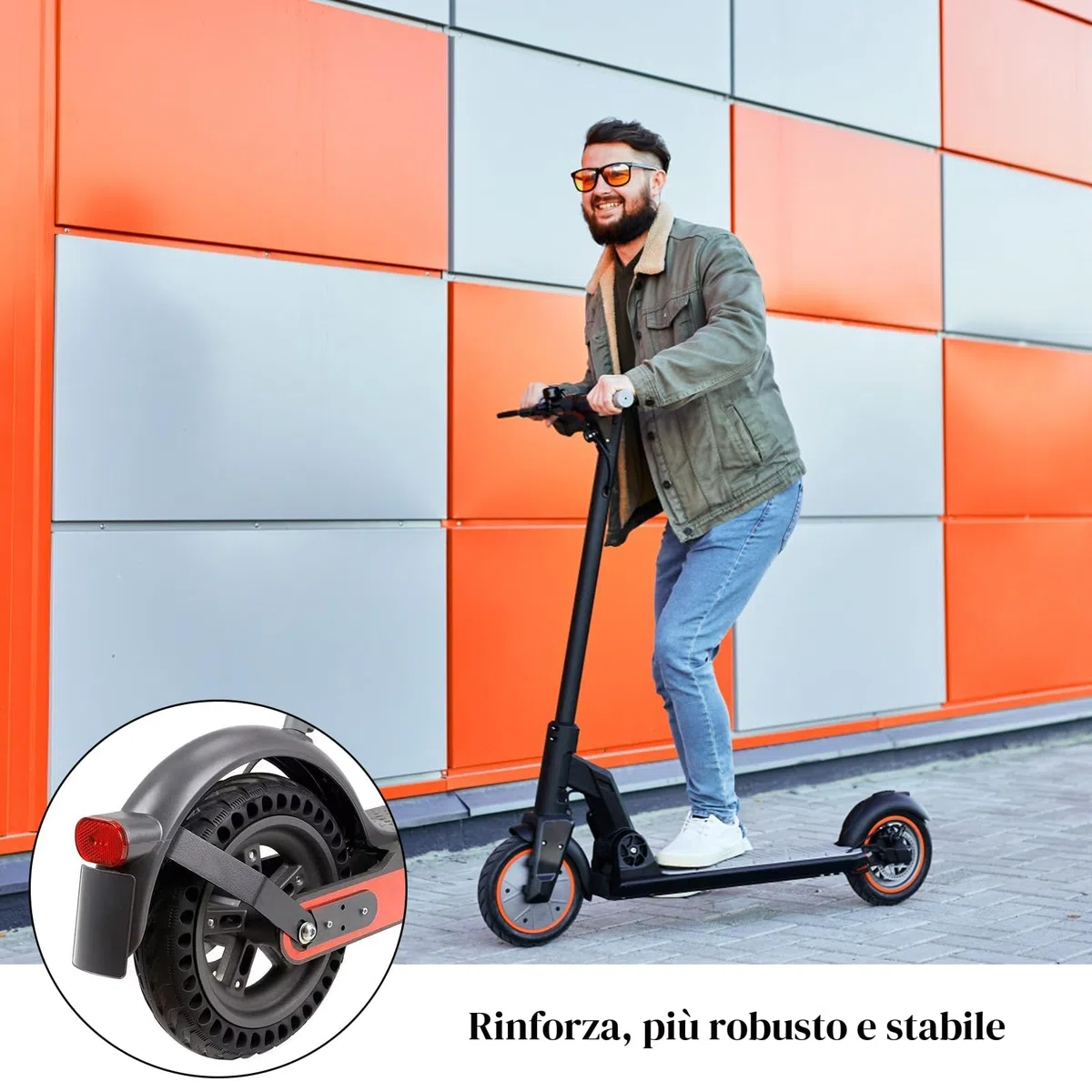 Portatarga per Monopattino Elettrico, Supporto per Targa Monopattino con Viti, Compatibile con M365 Pro 2