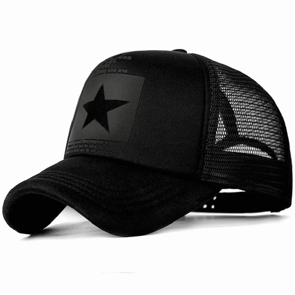 Cappellino con Visiera Estivo Ricamato Uomo Trucker Berretto da Baseball Unisex Traspirante