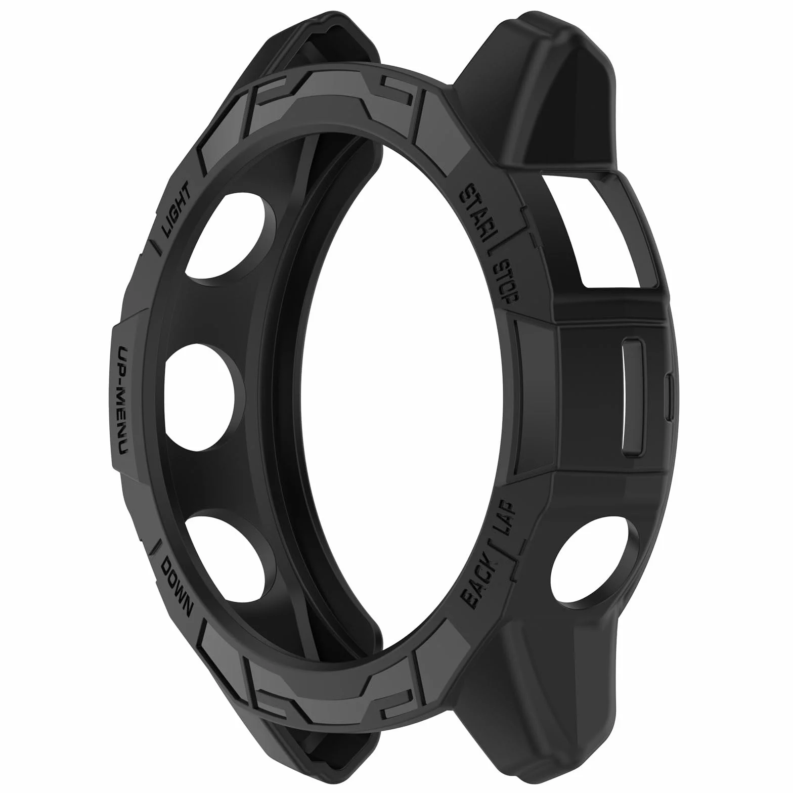 Custodie per Garmin Epix Pro Gen 2 51 mm/Fenix 7X Pro - Custodia protettiva in TPU, guscio protettivo per telaio (nero)