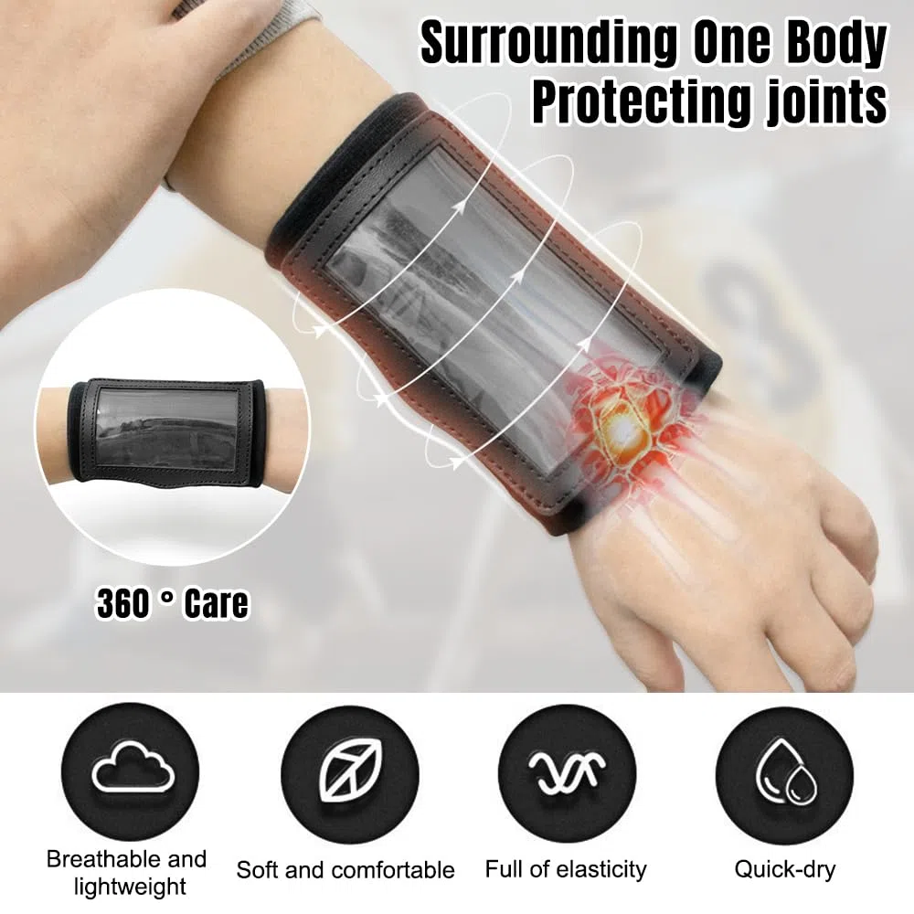 Wristband Playbook, Sports Wristband Playbook Football Play Braccialetti Giovani Quarterback Gear Professionale Allenatore da Polso Giocare a Polsini da Polso (Nero)
