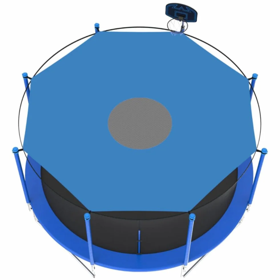 Copertura Parasole per Trampolino, Ø 183 244 305 366 427 cm Copertura per Trampolino, Copertu-ra Superiore per T-rampolino, Resistente ai Raggi UV & Impermeabile