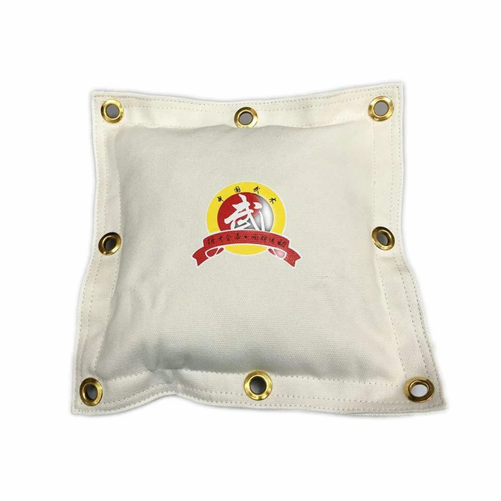 DETECH Mann Wing Chun Kung Fu - Borsa da parete in tela, cuscino da impatto, sacco da sabbia, sacco da boxe, sacco da parete Makiwara, cuscino da parete