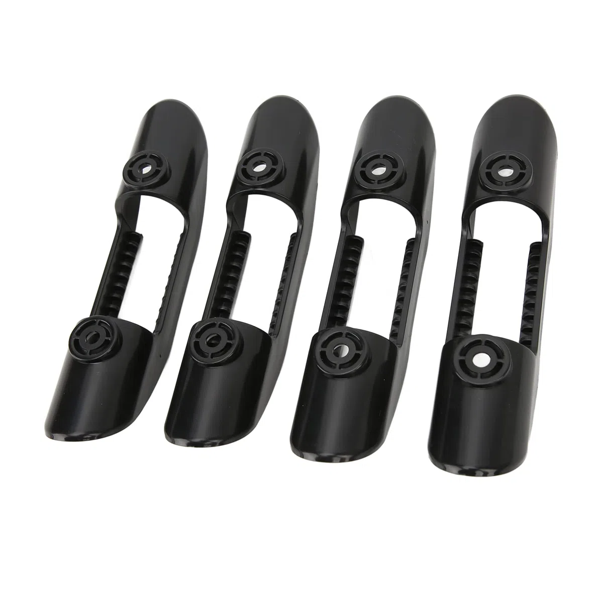 Clip universale in plastica ABS per pagaia da kayak, supporto per pagaie per barche e navi, morsetto per pagaia nero resistente con viti, accessorio sicuro per l’attrezzatura da