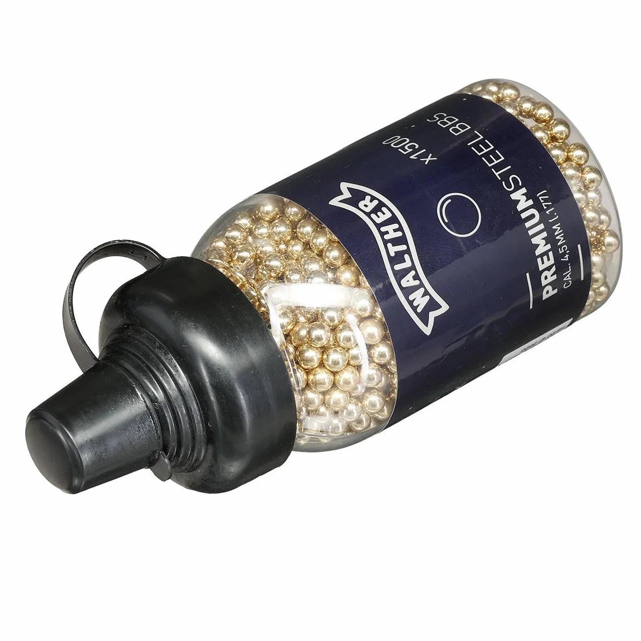 Walther Pallino Sferico Acciaio 4.5mm Gold 1500szt