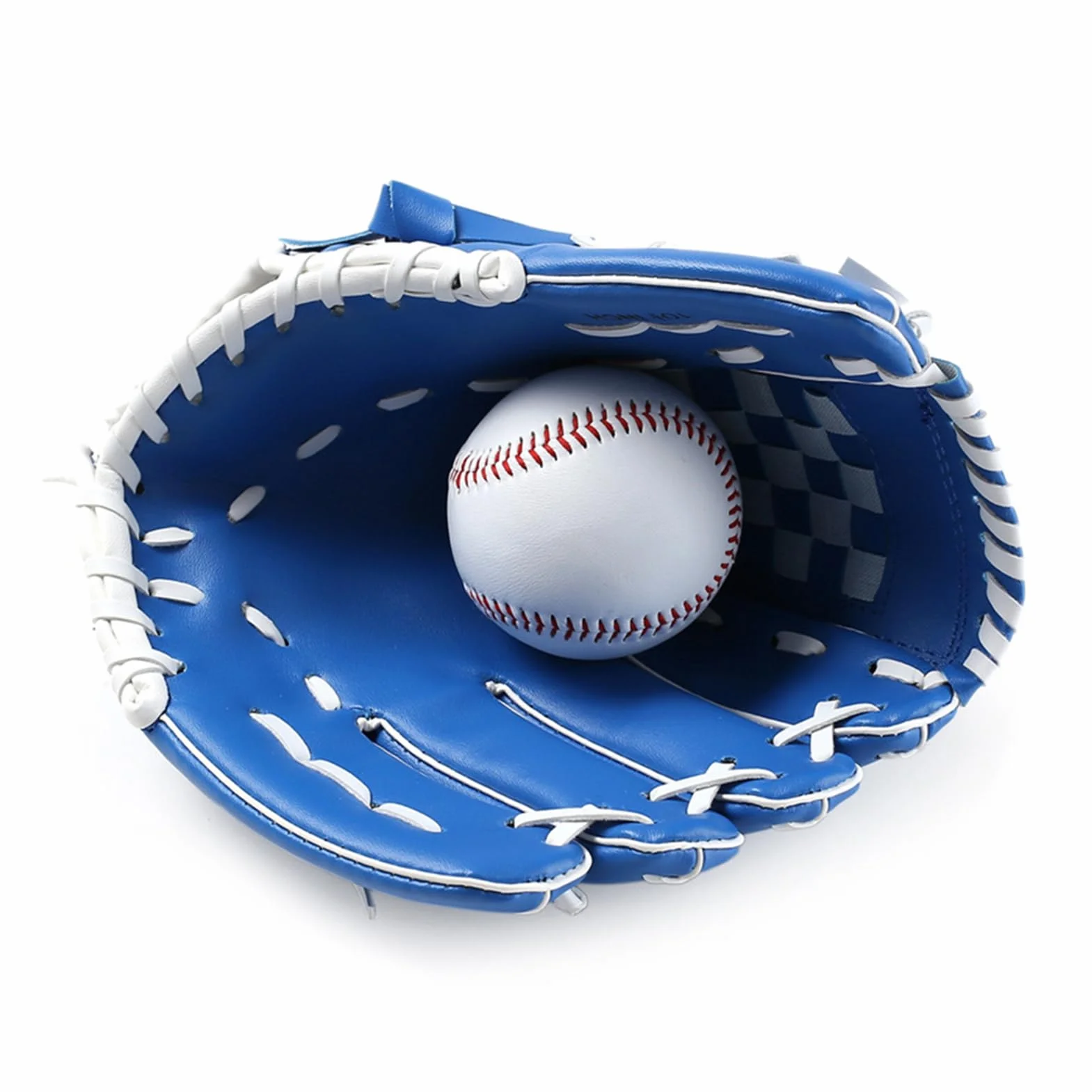 Wakects Giove di Baseball Giovanile, di Pratica del Baseball, Guanto Sinistra in Pelle PU con Polso Morbido, Tasca Profonda, Punti Rinforzati