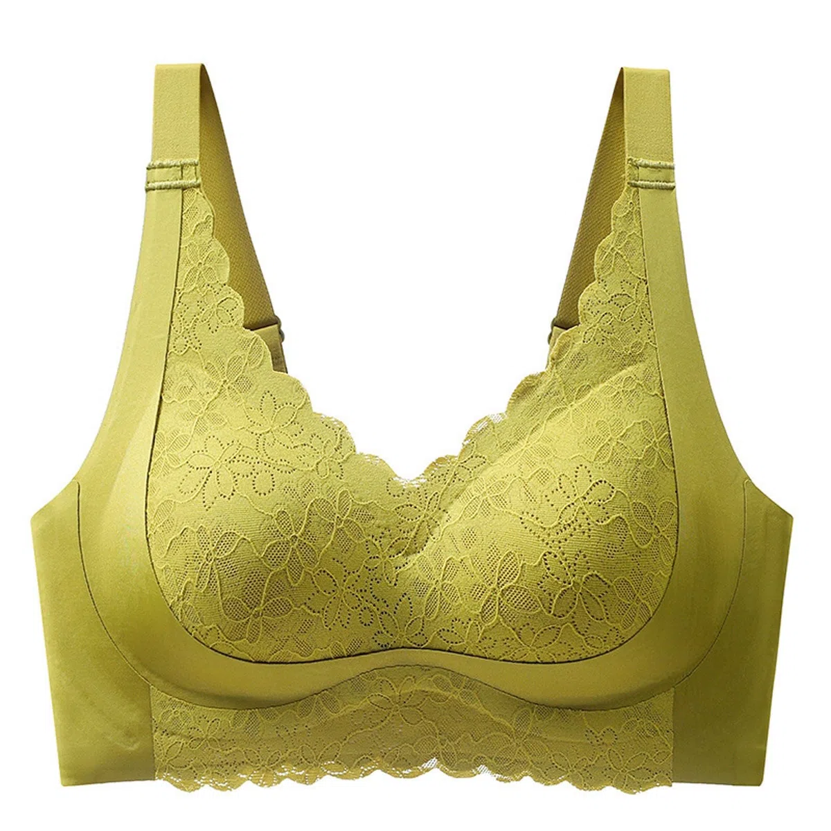 Generico Reggiseno Palestra Donna Reggiseno a Coppa Fissa con Ferretto Reggolabile per Taglie Grandi Modello Sottile e Confortevole