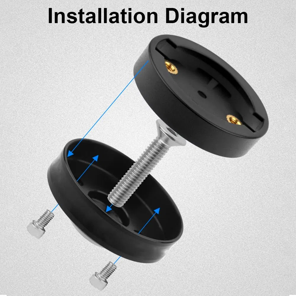 Supporto Bici per Garmin Edge 530 540 520 510 500 20 25 200 130 800 830 840 1000 1030 1040 Plus Supporto Garmin per Attacco Manubrio Adattatore Supporto per Bicicletta MTB per GPS Computer
